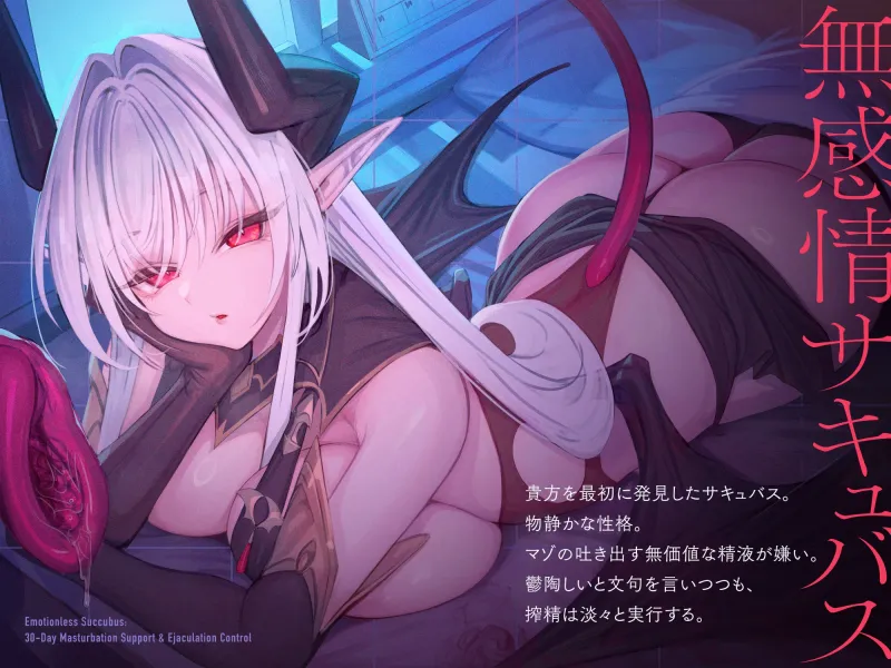 無感情サキュバスの30日オナサポ射精管理