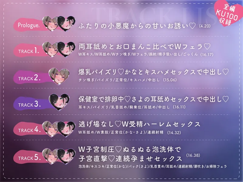 【濃厚W肉穴】着床希望♡Wオナホ ～精子まちクラスメイト×2と毎日ドスケベ種付け交尾～