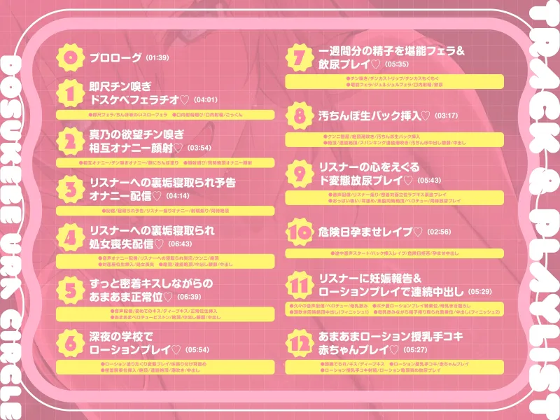 【短時間早抜きGirls♡】ドスケベ裏サークル4~大人気淫乱配信者♡真乃のショート音声集~ 【短時間早抜きGirls♡】ドスケベ裏サークル4~大人気淫乱配信者♡真乃のショート音声集~