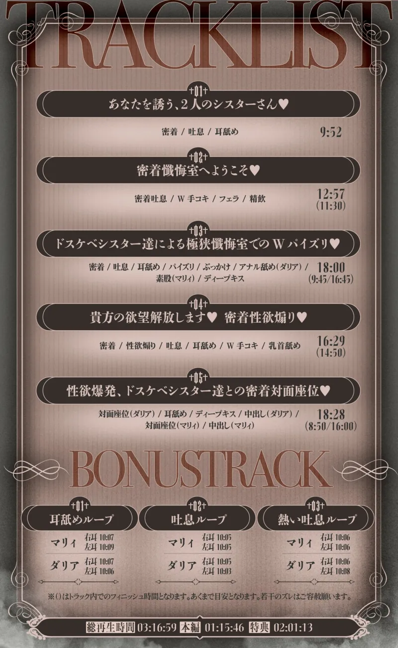 密着懺悔室~ゼロ距離Wシスターの極狭密室でドスケベ懺悔~ 密着懺悔室~ゼロ距離Wシスターの極狭密室でドスケベ懺悔~